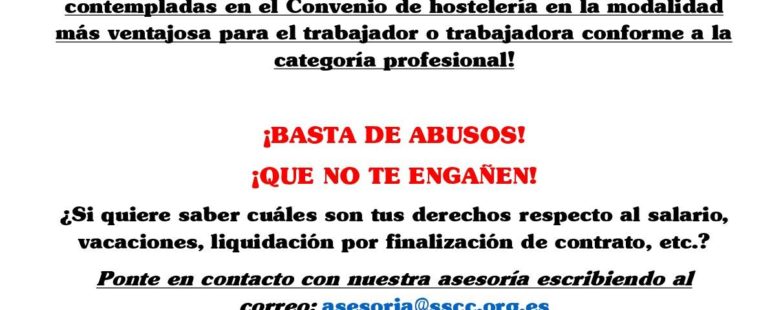 Campaña de información y sensibilización hacia los y las socorristas en los centros hoteleros