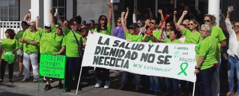 Condenamos la agresión a la presidenta de Las Kellys