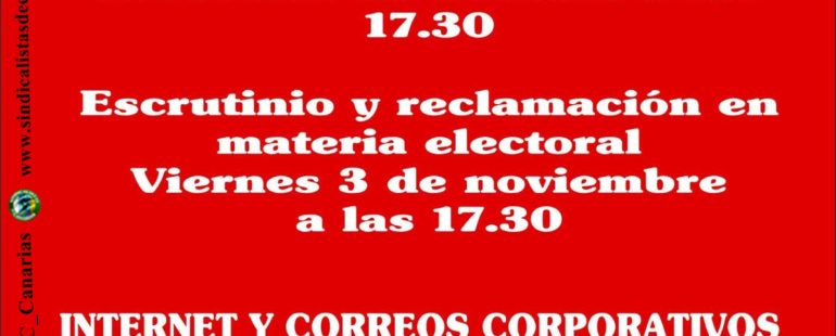 Cursos de Formación en Sindicalistas de Canarias SSCC