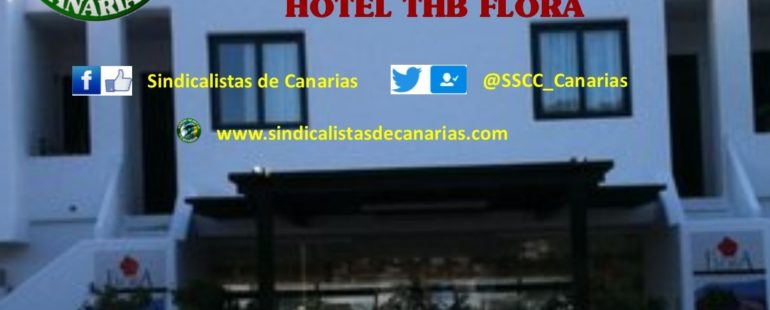 Concentración contra el acoso y persecución a la libertad sindical en el hotel THB Flora