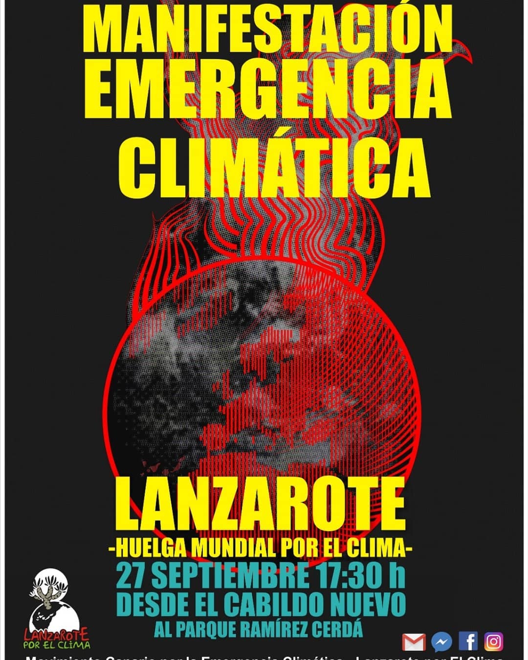 #27S 27 de septiembre únete a la Huelga Mundial por el Clima #Movilizacionporelclima Lanzarote