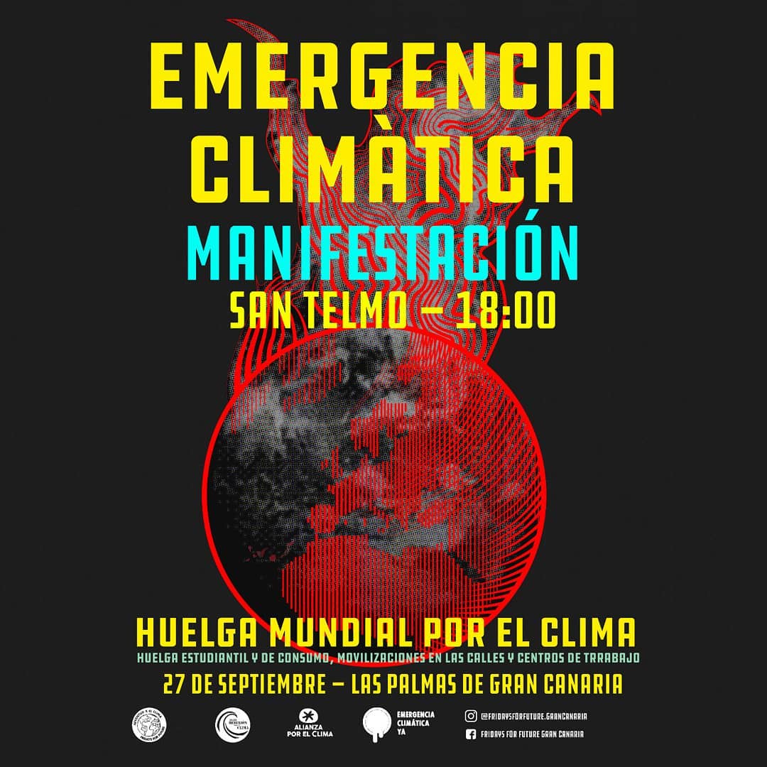 #27S 27 de septiembre únete a la Huelga Mundial por el Clima #Movilizacionporelclima San Telmo Las Palmas de Gran Canaria