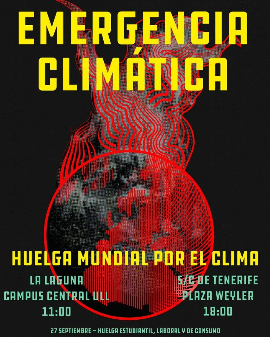 #27S 27 de septiembre únete a la Huelga Mundial por el Clima #Movilizacionporelclima Tenerife