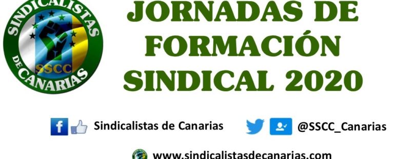 Cursos de Formación 2020 Sindicalistas de Canarias SSCC