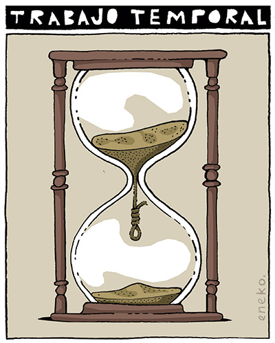 Se quedan sin empleo, sin salario y sin derecho a paro. ¿Creen realmente que se puede vivir así?