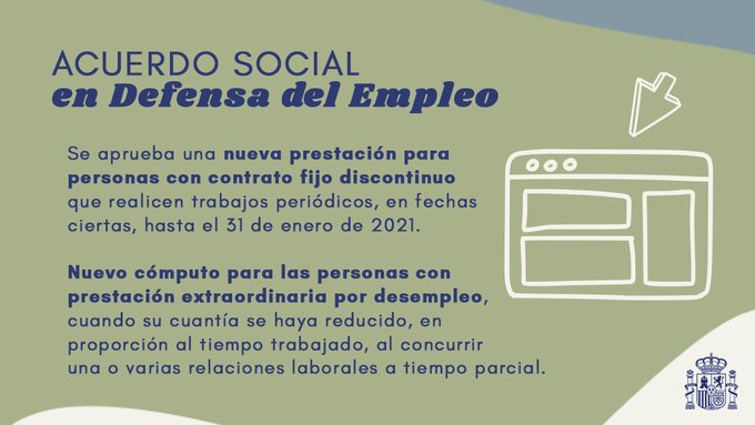 III Acuerdo Social en defensa del empleo