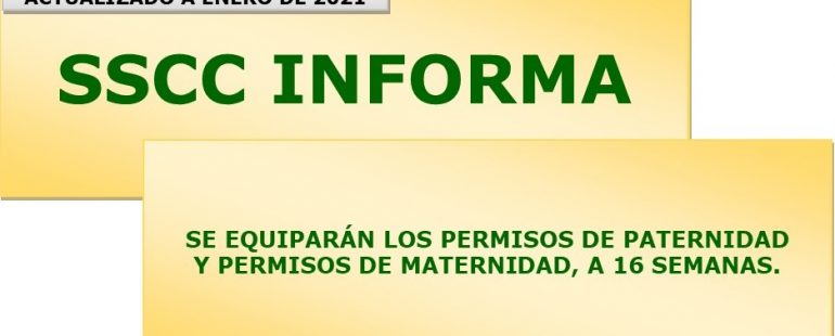 Se iguala el permiso de paternidad con el permiso de maternidad, 16 semanas